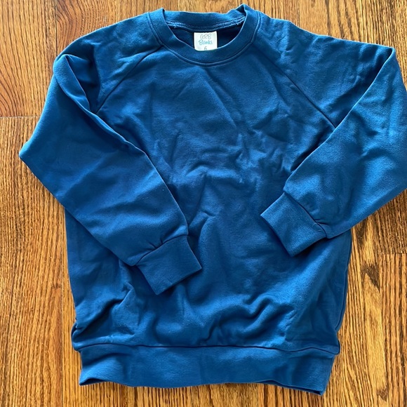 Grey and navy girls size 6 sweatshirts new! Perfect to personalize! - Picture 4 of 5